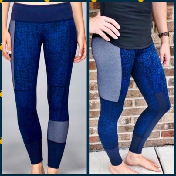 Lululemon Wunder Under Shashiko Patchwork Legging - Picture 1 of 9